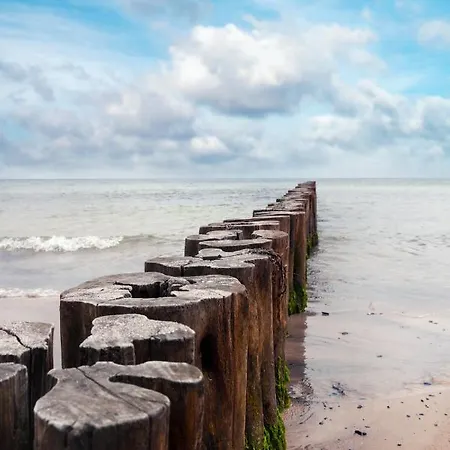 Ostseeblick-neu 2024-kueche-parkplatz-kamin-balkon דירה בולטנהאגן